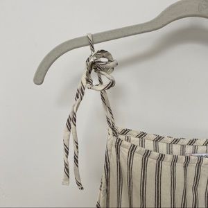 Sisstrevolution Pinstripe Cotton Jumpsuit